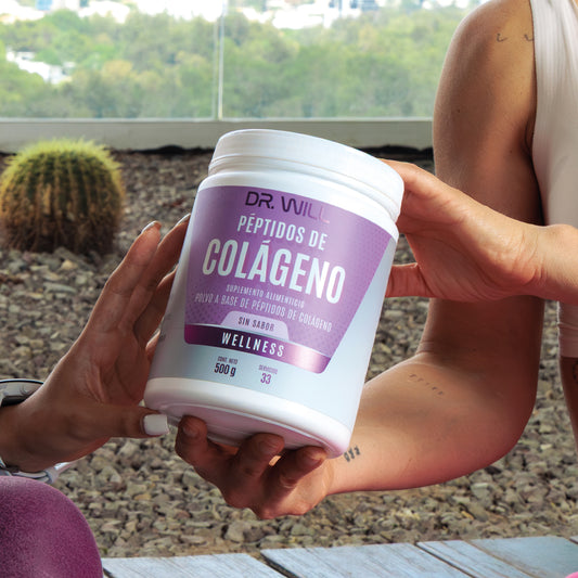 Péptidos de Colágeno Hidrolizado + Ácido Hialurónico + Biotina en polvo 500 g