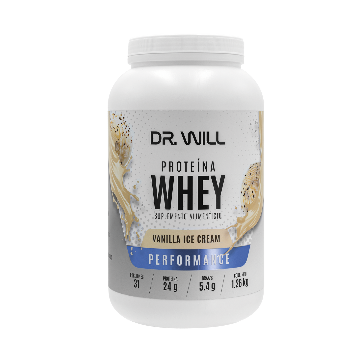 Proteína Whey Vainilla 1.26 kg