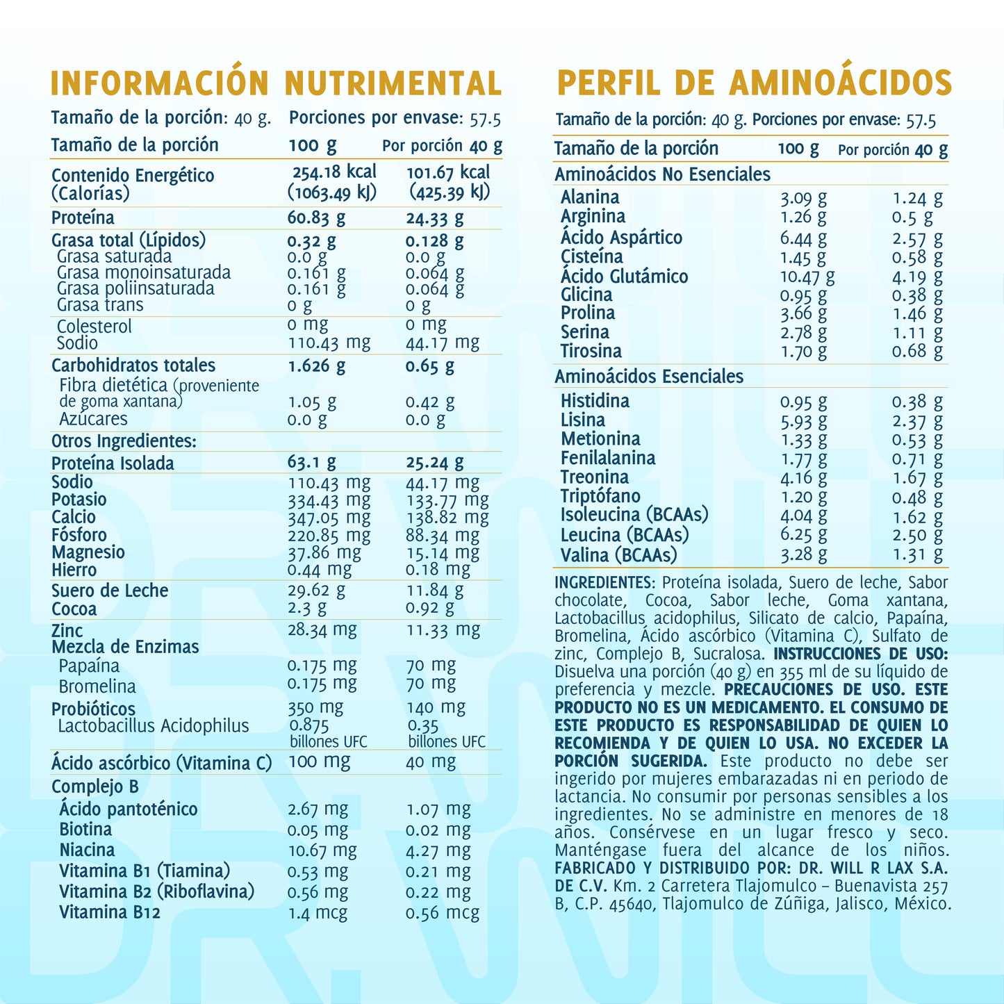 Proteína Isolate Chocolate 2.3 kg