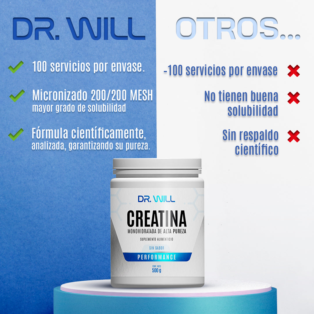 Creatina Monohidratada de Alta Pureza 500 g