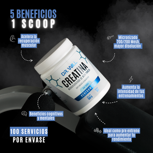 Creatina Monohidratada de Alta Pureza 500 g