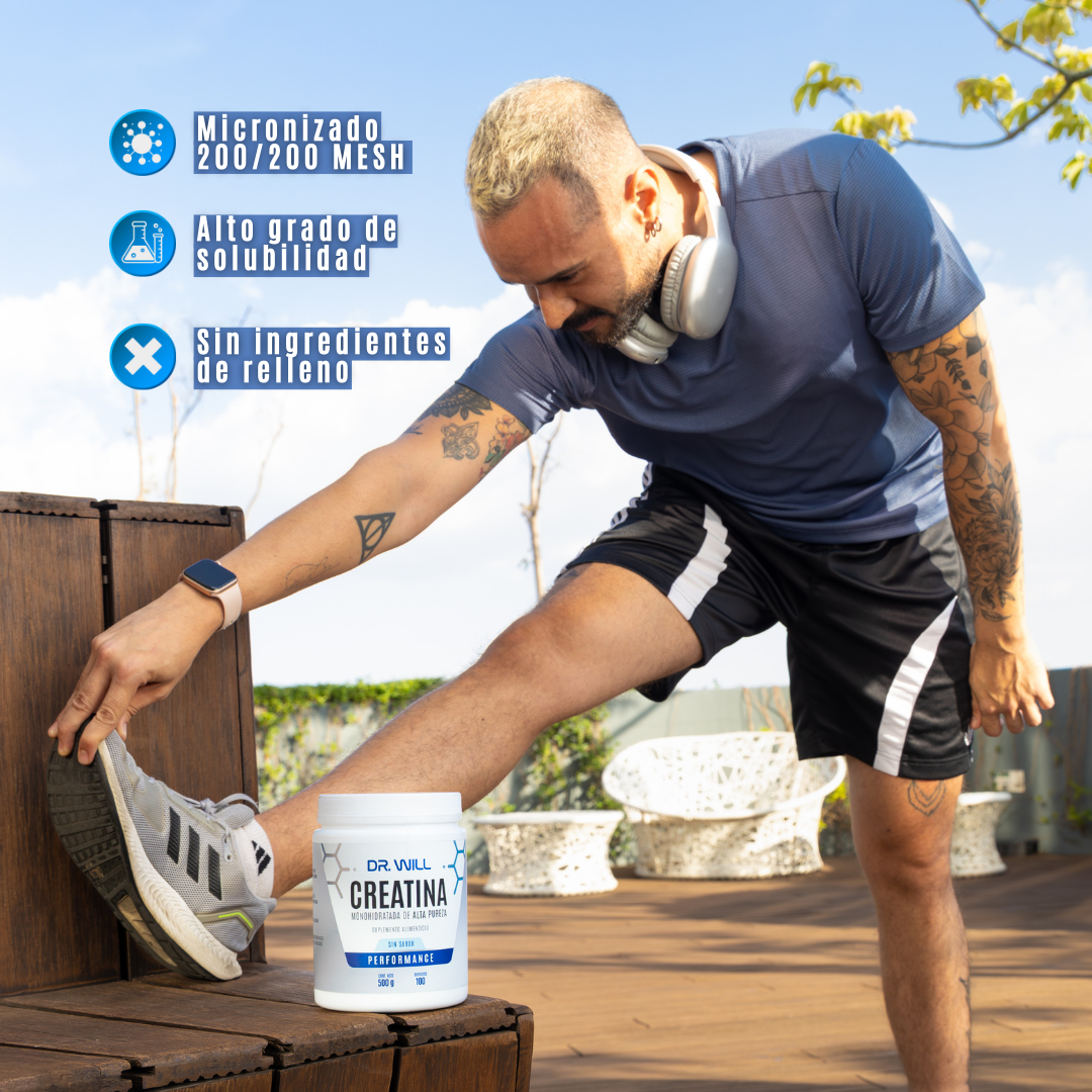 Creatina Monohidratada de Alta Pureza 500 g
