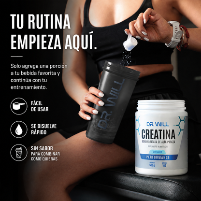 Creatina Monohidratada de Alta Pureza 500 g