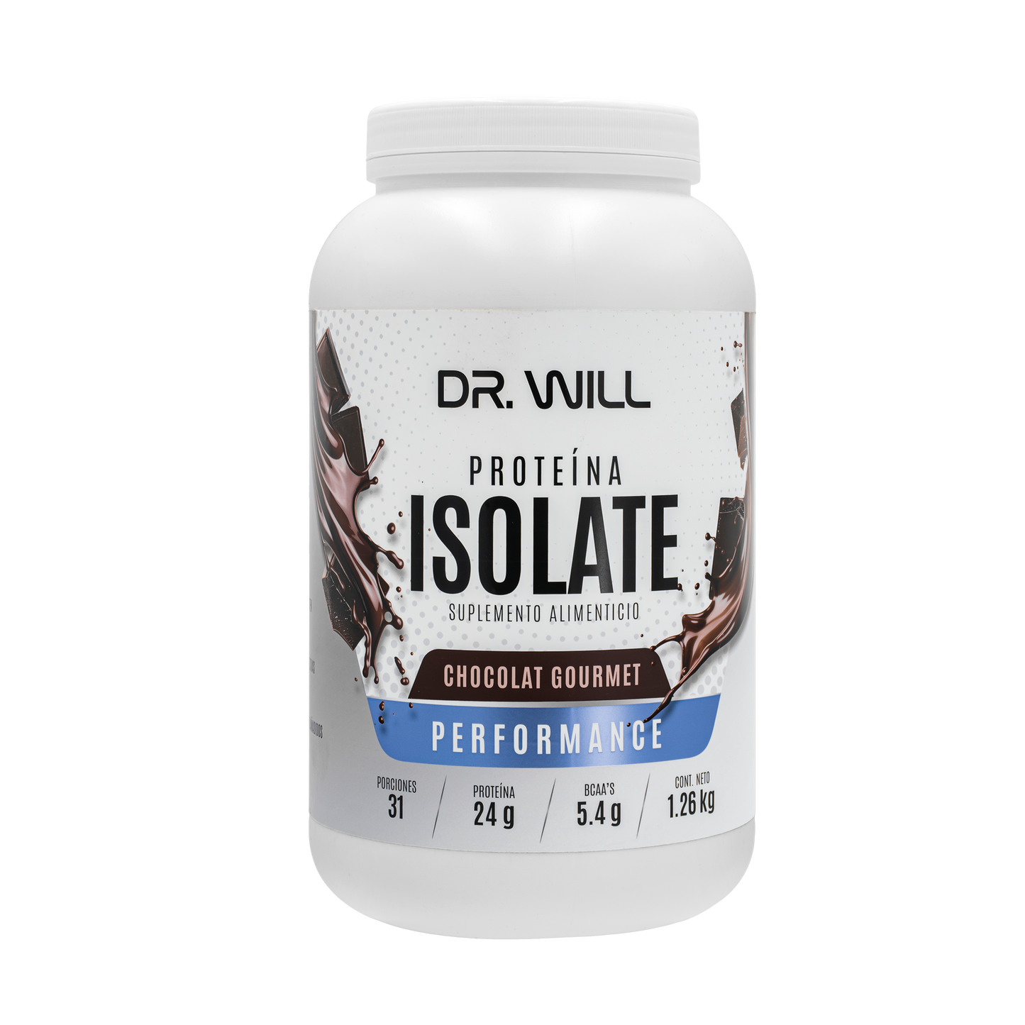Proteína Isolate Chocolate 1.26 kg