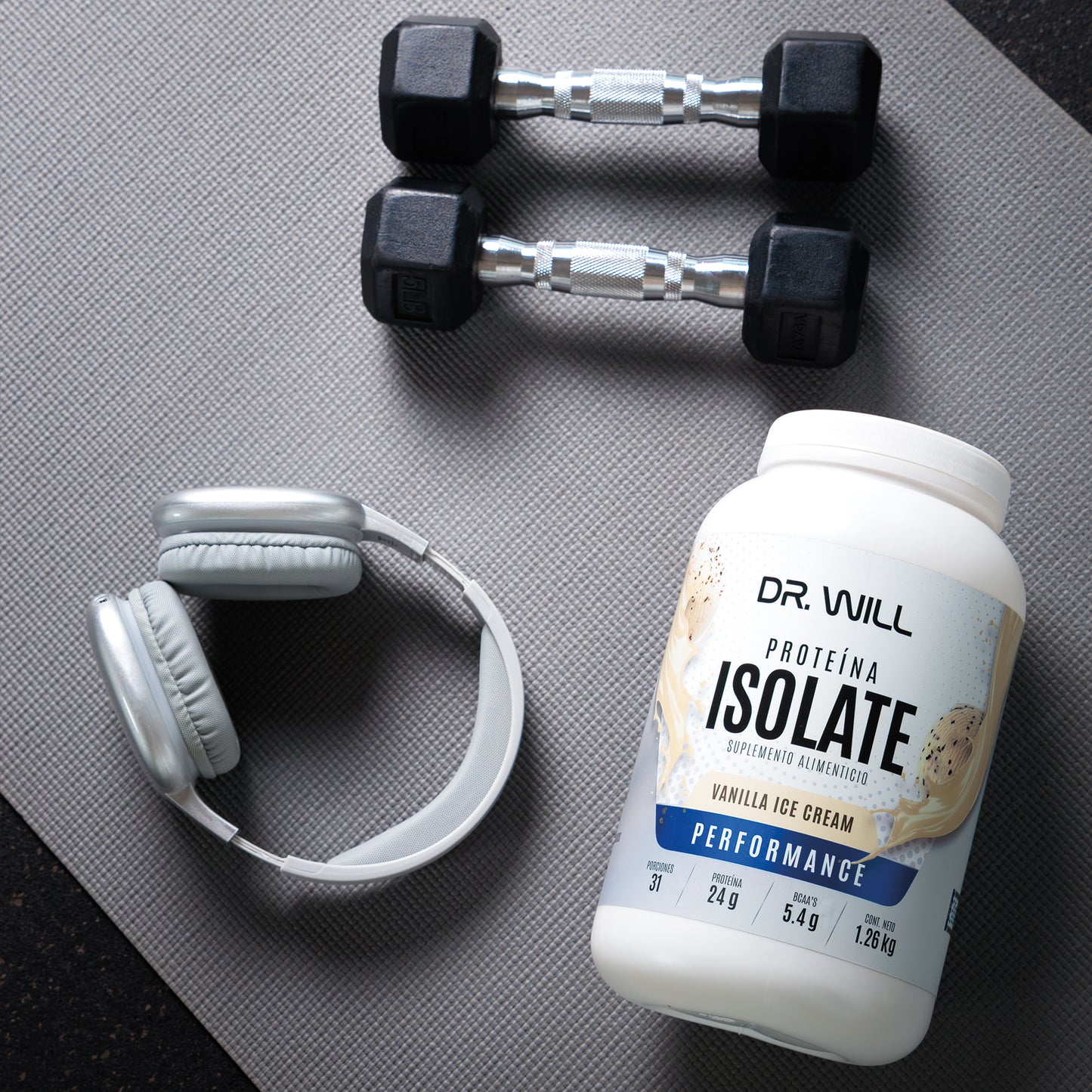 Proteína Isolate Vainilla 1.26 kg