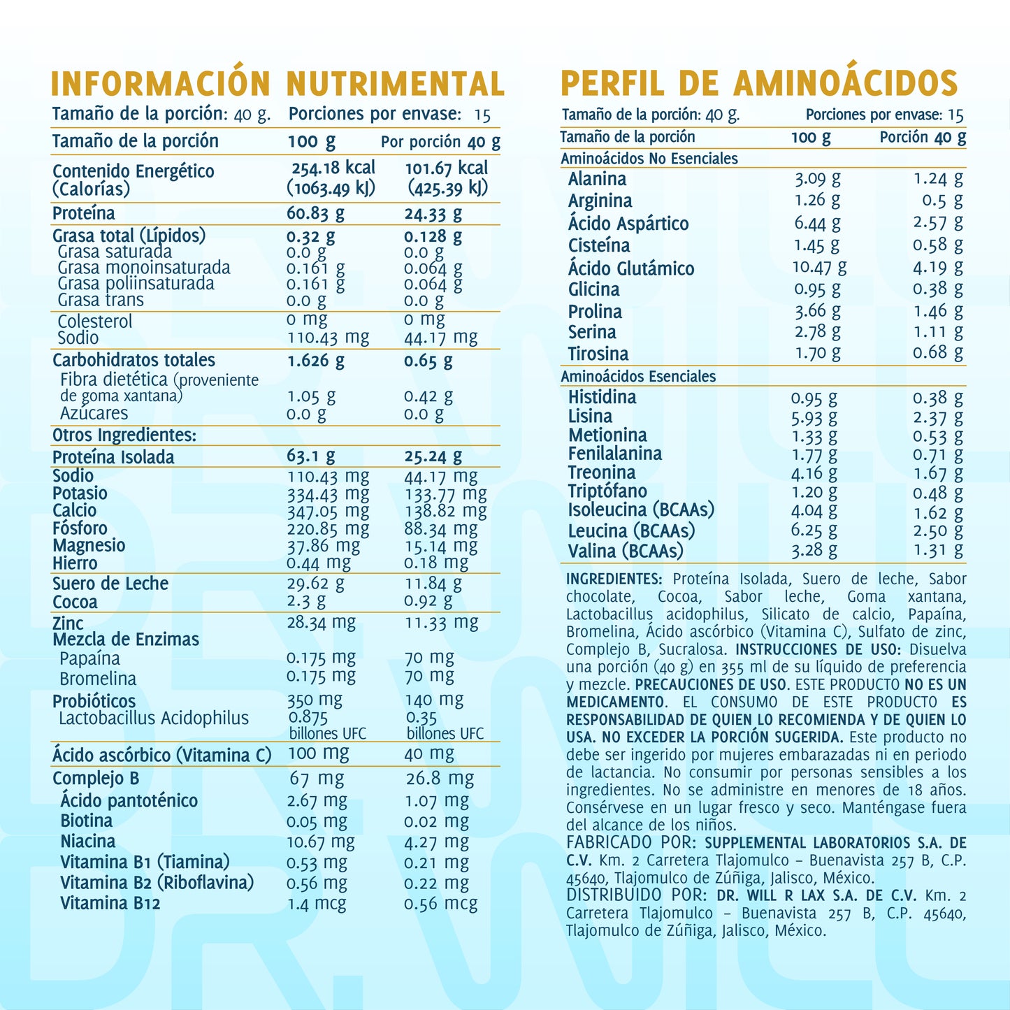 Proteína Isolate Chocolate 600 g