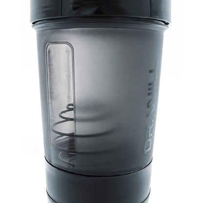 Shaker 12 Negro oz + Pastillero + Porta Scoop
