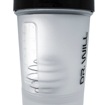 Shaker 12 Gris Claro oz + Pastillero + Porta Scoop