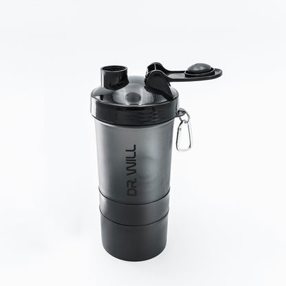 Shaker 12 Negro oz + Pastillero + Porta Scoop