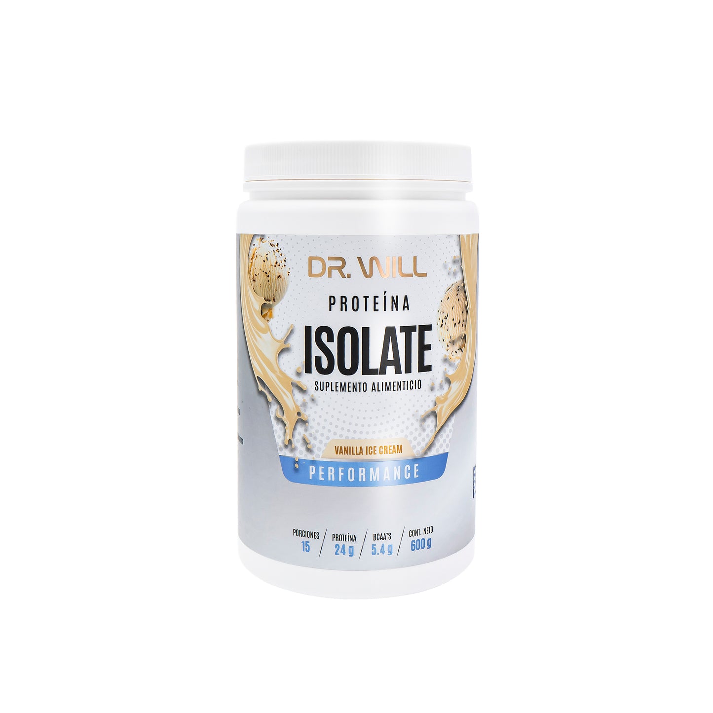 Proteína Isolate Vainilla 600 g