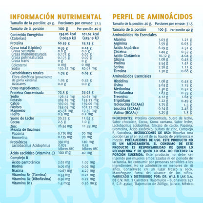 Proteína Whey Chocolate 1.26 kg