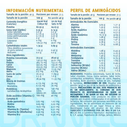 Proteína Whey Chocolate 1.26 kg
