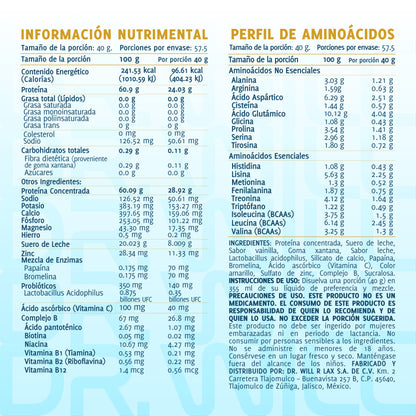 Proteína Whey Vainilla 2.3 kg