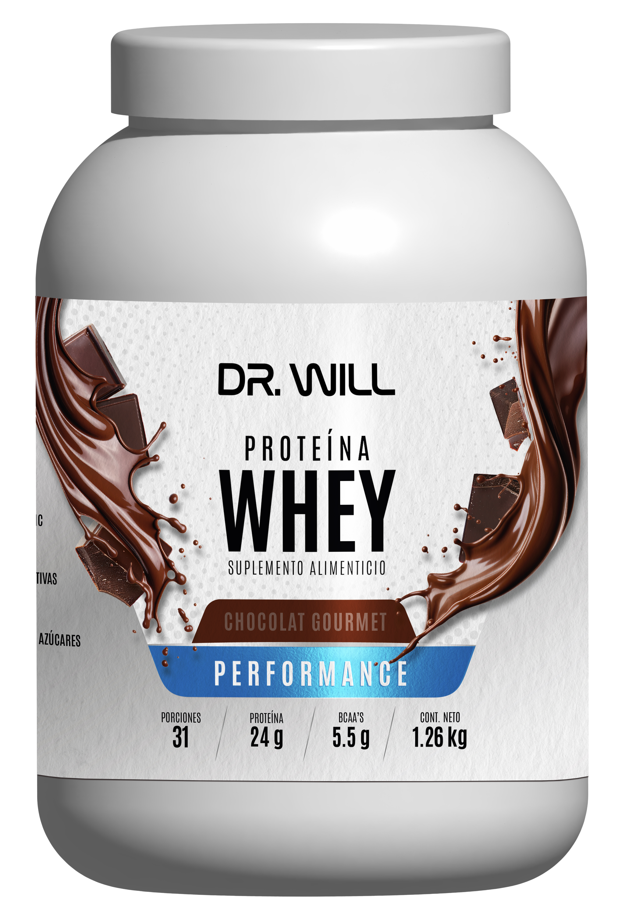Proteína Whey Chocolate 1.26 kg