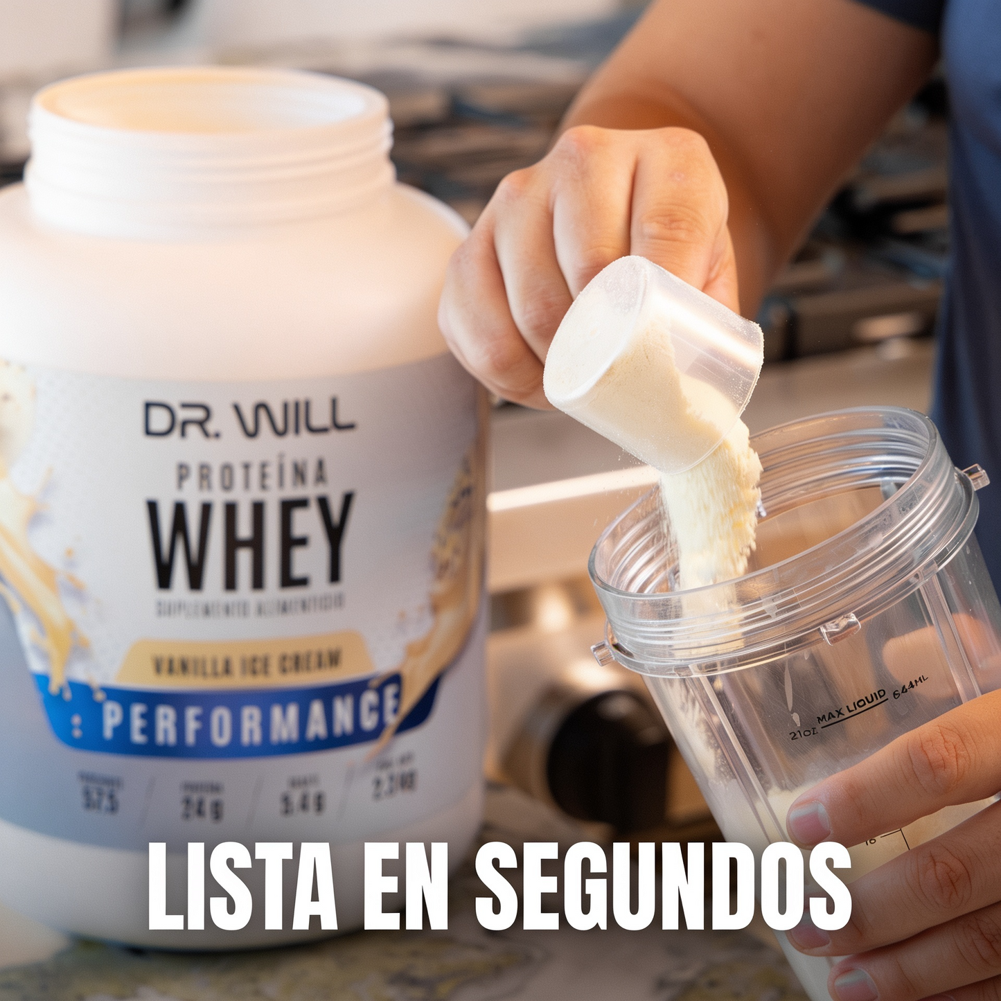 Proteína Whey Vainilla 600 g