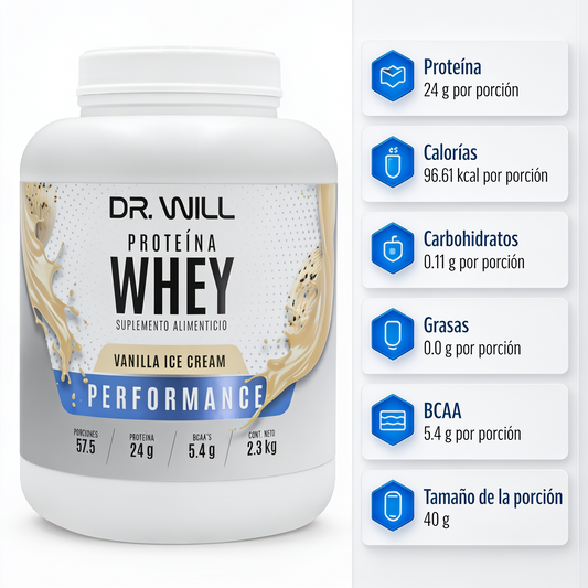 Proteína Whey Vainilla 2.3 kg